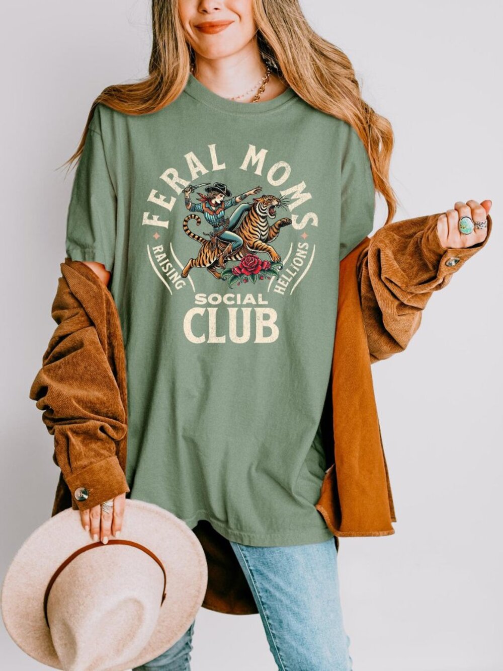 Feral Moms Social Club Tee Shirt